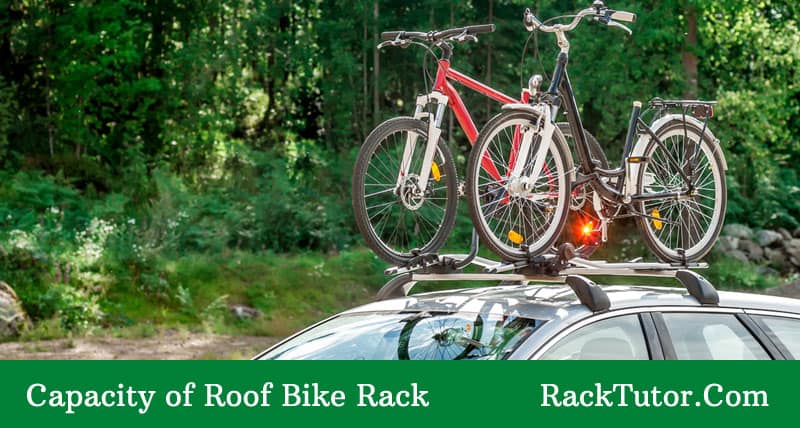 roof bike rack capacity